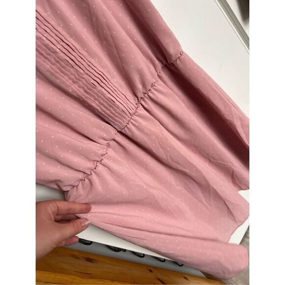 Xhilaration Pink Polka Dot Dress Woman’s Size XXL - Picture 3 of 10